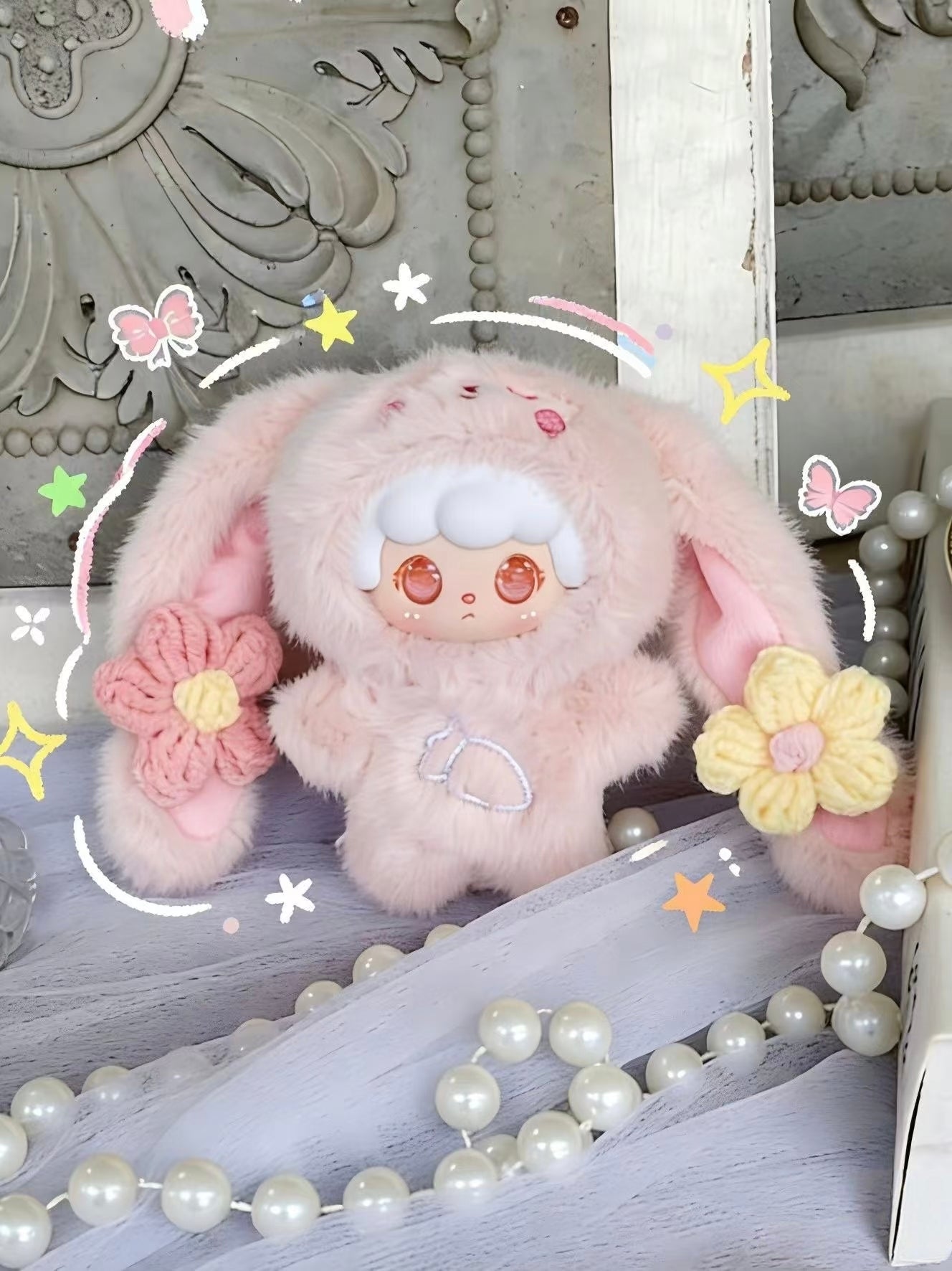 Mia’s Little Bunnies plush pendant
