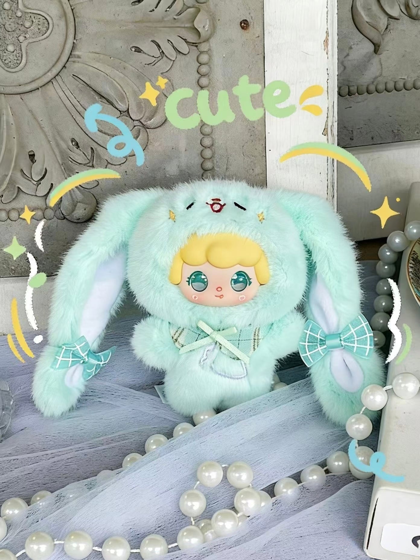 Mia’s Little Bunnies plush pendant