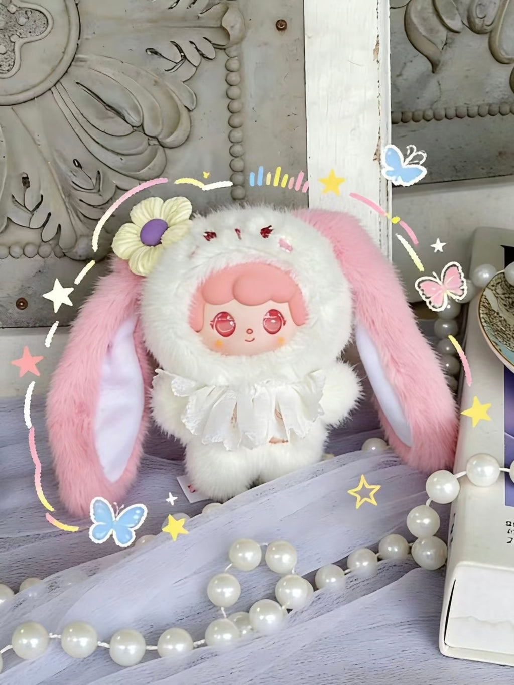Mia’s Little Bunnies plush pendant