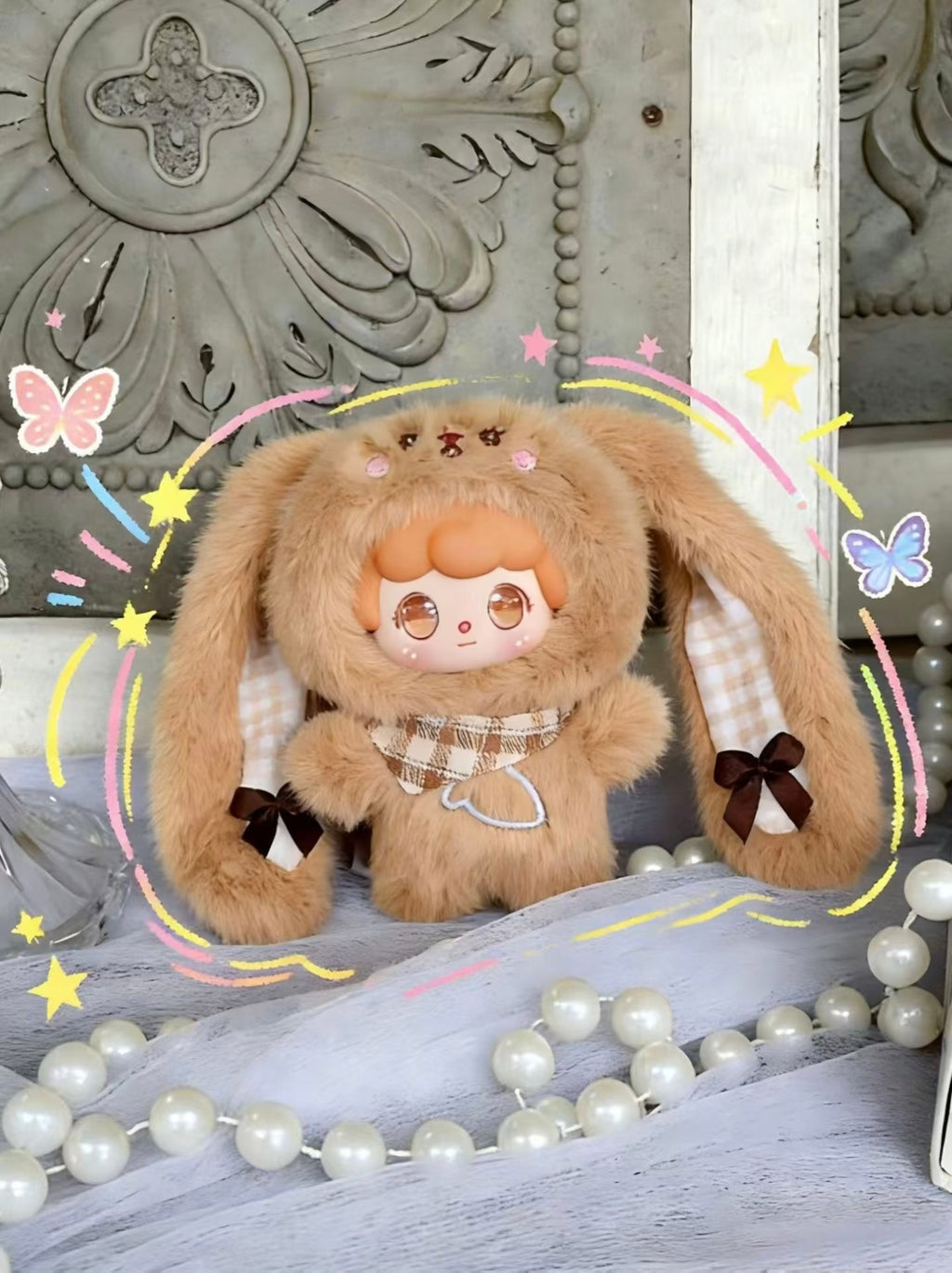 Mia’s Little Bunnies plush pendant