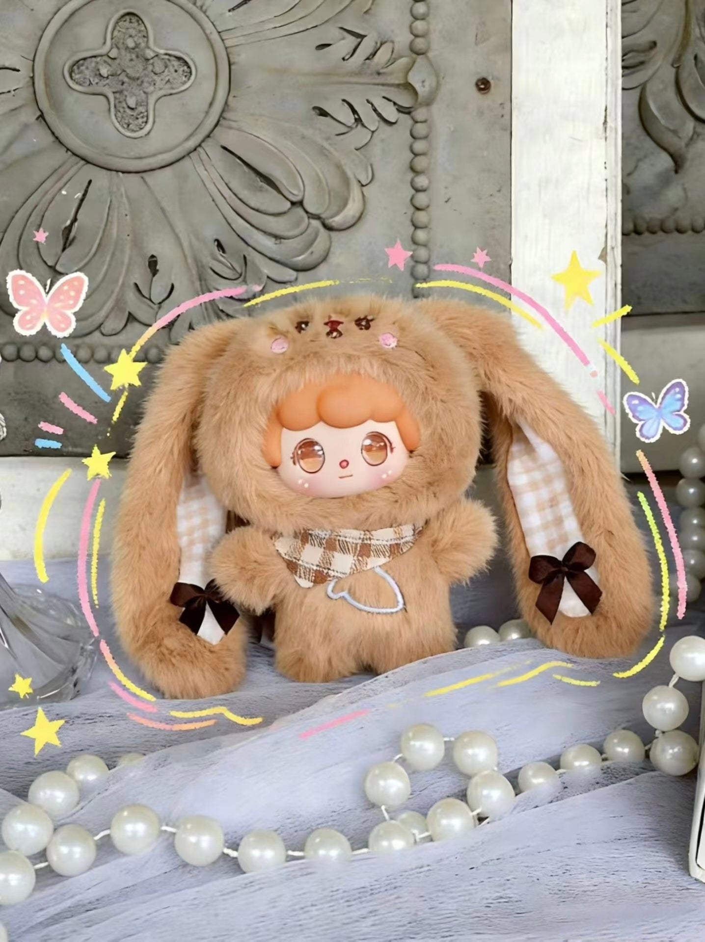 Mia’s Little Bunnies plush pendant