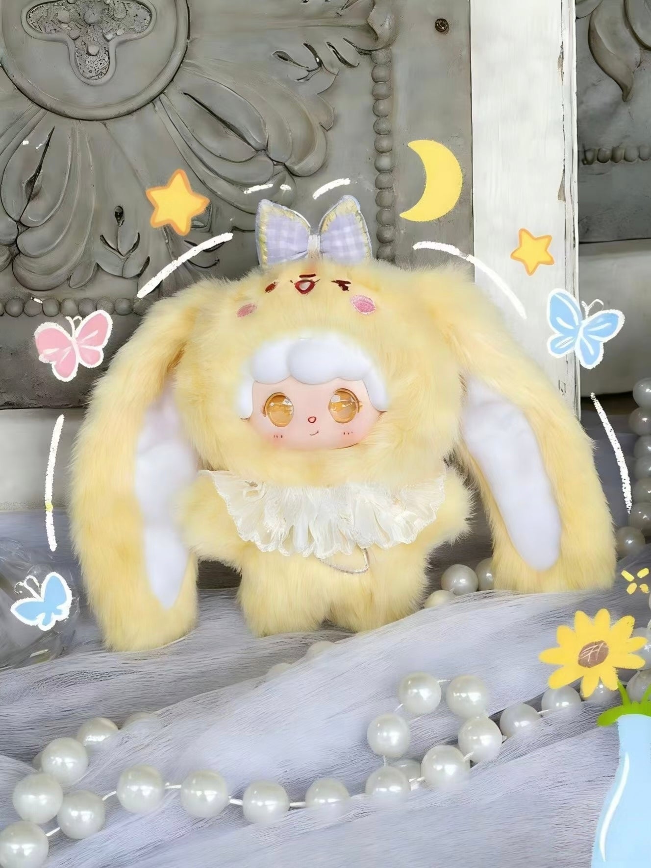 Mia’s Little Bunnies plush pendant